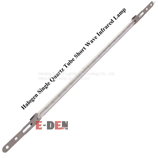 White Ceramic Halogen Infrared Heat Lamp 240V 1000W Quartz Infrared Single Tube Lamp