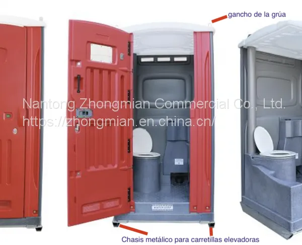 Portable Toilet, Baño Móvil, Portable WC, Portable Restroom, Movable Toilet, Temporary Toilet