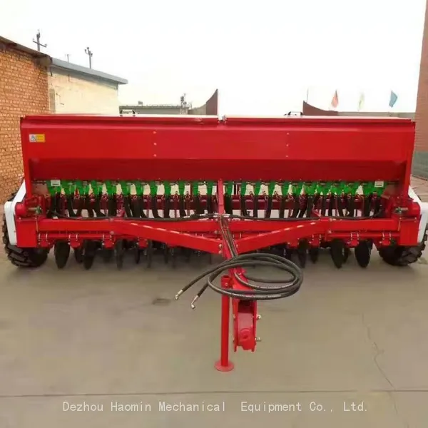 Agricultural Machinery Hydraulic Control 20 Rows Wheat Rice Seeder and Fertilizer Applicator photo-2