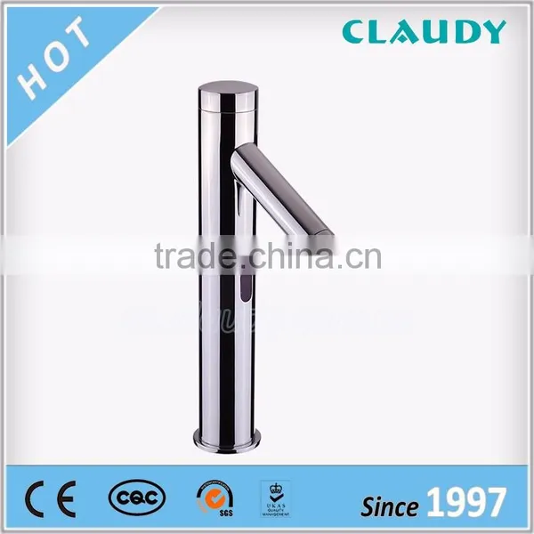 Brass Chrome Finish Lavatory Automatic Shut off Faucet in UAE photo-3