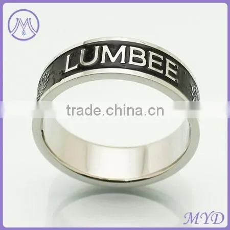Professional Factory Tension Settling CZ Stone Stainless Steel Finger Ring for Men photo-6