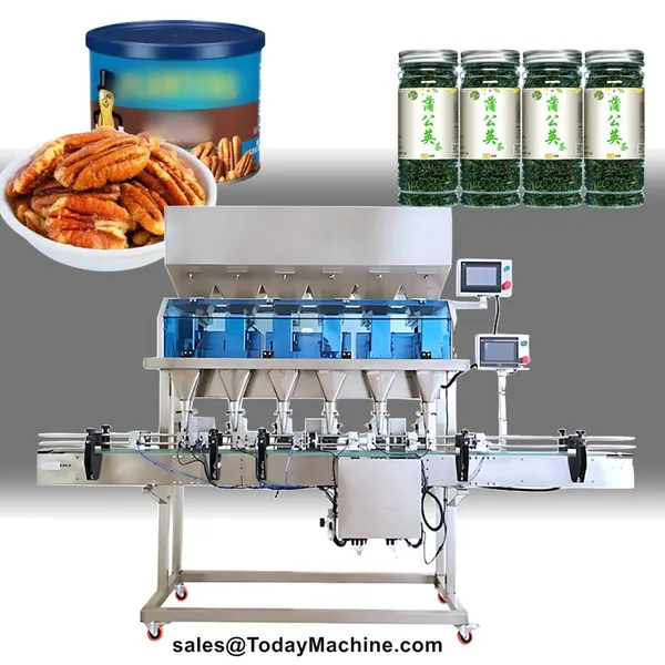 Automatic Weighing Oat Oatmeal Coffee Beans Bottle Filling Packing Machine photo-4