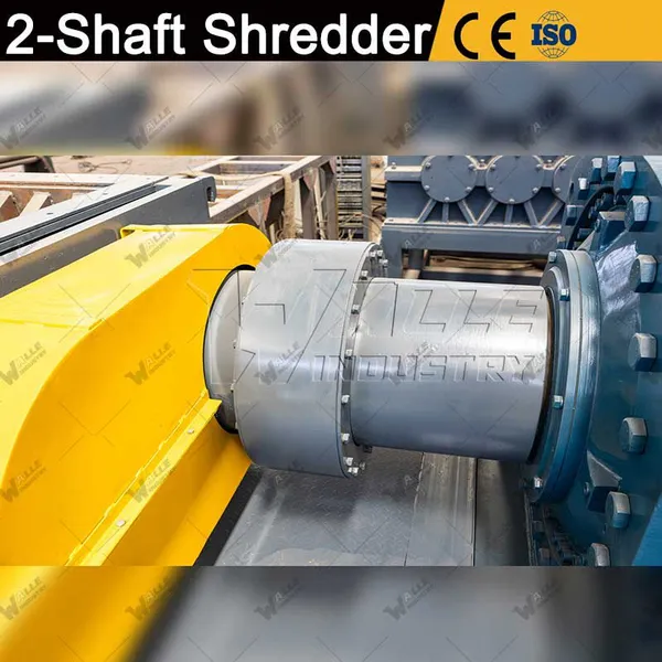 Strong Power Scrap Car Body Shredding Machine Double Shaft Shredder