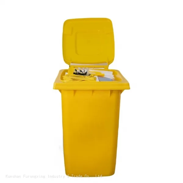 120 Litre Wheeled Bin Oil Spill Kit For Warehouse Oil Leakage photo-4
