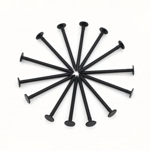 Custom Packaged Black Wire Nails Q195 Steel 1-6 Inch Options photo-2