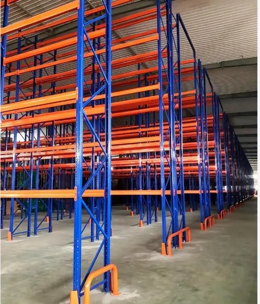 Heavy duty warehouse pallet shelves