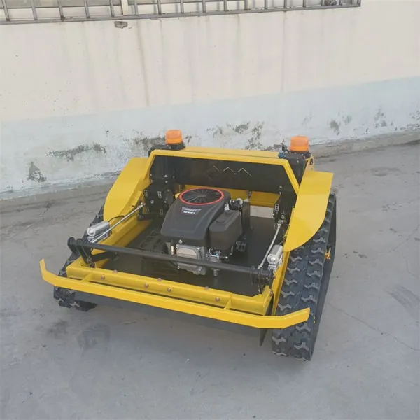 Self Propelled 4 Stroke Gasoline Engine Fast Weeding Tracked Remote Controlled Bush Trimmer Mower Machine