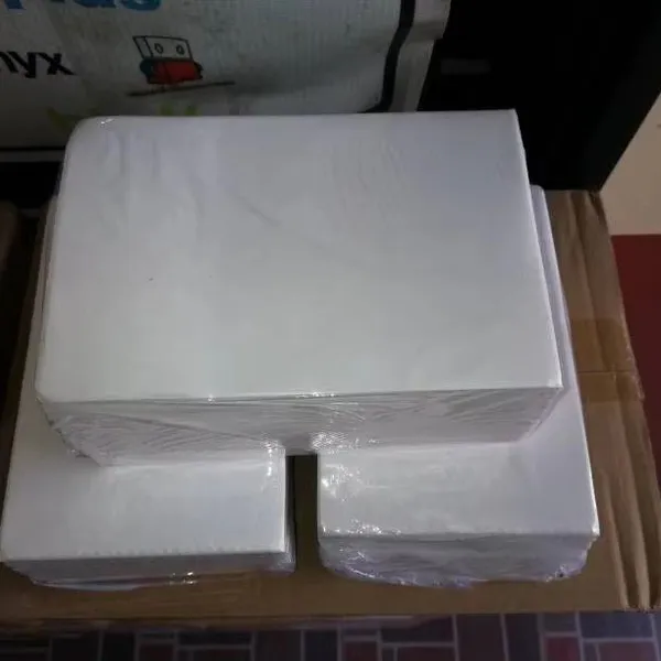 Vellum(matt) Adhesive Paper for Label Die Cut and Printing Good, Need Wax Ribbon When Use Barcode Printer photo-3