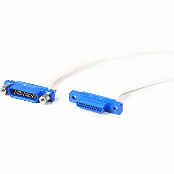 Fast Delivery J30J Series Aviation Grade Rectangular Micro-D Connector Wire Harness for Aerospace Use 4-90pin Strong Connectors