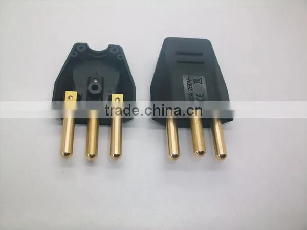 220v Power Plug Guangzhou Factory Brazil 10A photo-2