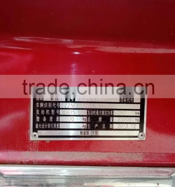 Reasonable Price Used Good Condition Dump Truck Howo 25t 2013YOM for Cheap Sale in Shanghai photo-3