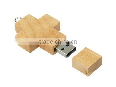 Wooden Cross USB Memory Dirve 2GB--64GB ,promotion Usb photo-2