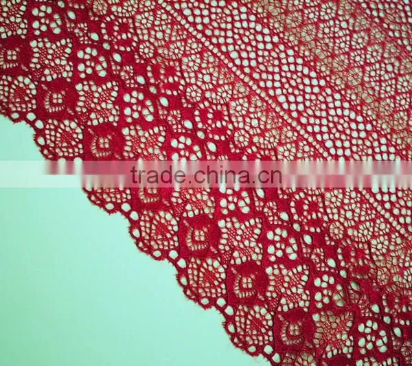 Colourful Bridal Lace Fabric With Flower for European Market photo-2