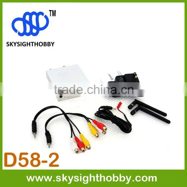 D58-2 DUO5800 5.8Ghz 32CH Wireless AV FPV Diversity Receiver Hdmi Wireless Transmitter and Receiver