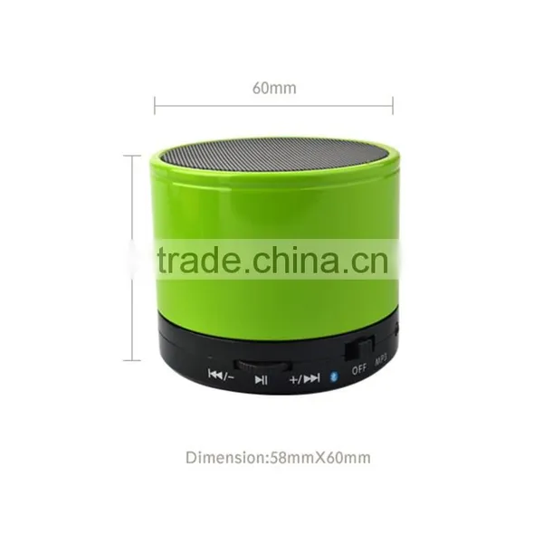 Hot Sale TF Card Funcation Wireless Mini Low Price Led Light Bluetooth Speaker photo-4