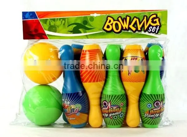 25cm Children Bowling Toy With 10 Bottles and 2 Balls photo-3