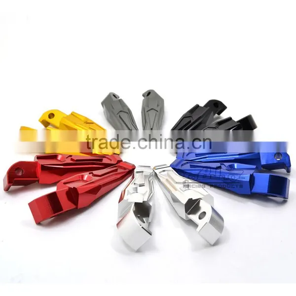 BJ-FP-002 Customized CNC Aluminum Street Bike Motorcycle Footrest Bar For Yamaha MT07 MT09 photo-2
