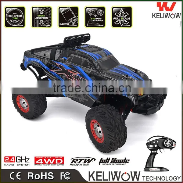 2.4G 4WD Big Wheels Off Road RC Car 1/12 High Speed rc Monster Truck Rock Racing Car for Sell photo-2