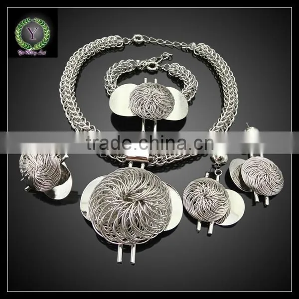NEW 4 Set Silver Fashion Jewerly
