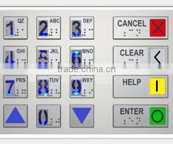 16 Keys Numeric Metal Keypad for Bank ATM Equipment photo-4