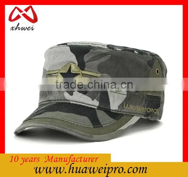 China Oem Military Hat Patterns Wholesale Embroidery Camo Military Hats photo-6