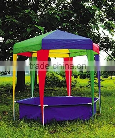 90cm Hexagon-shaped Children Swimming Pool and Gazebo