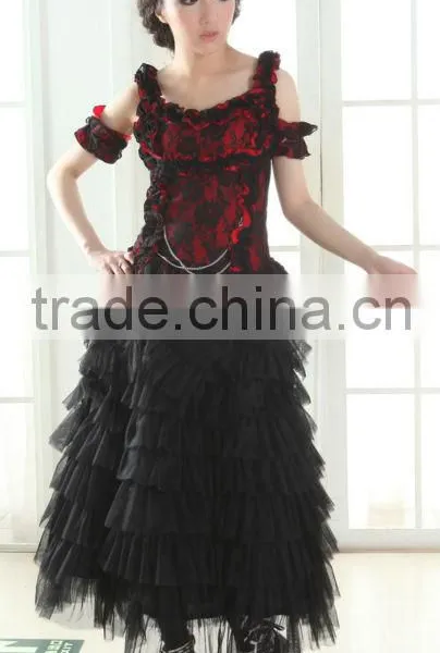 Glp 2013 Punk Sexy Ruffle Shoulder Strap Border Waist Vest 61252 photo-5