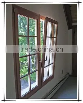 Wood Color Frame Modern House Tilt and Turn Window for Sale photo-4
