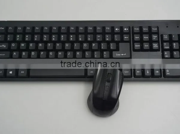 Factory Price 2.4g Black Wireless Mouse and Keyboard Combo photo-4