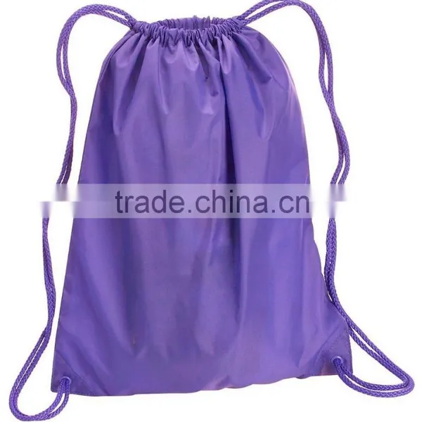 Liberty Bags Large Nylon Drawstring Backpack Shopping Gym Bag Portable photo-3