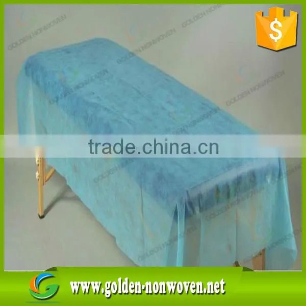 White and Green Color Polypropylene Nonwoven Fabric/sms/smms Non Woven Fabric for Hospital Bed Sheet