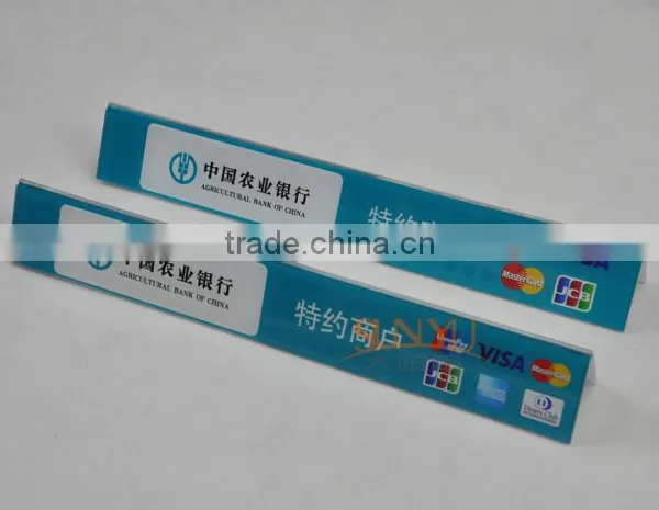 Custom Dimension Unionpay Bank Acrylic Signs photo-4