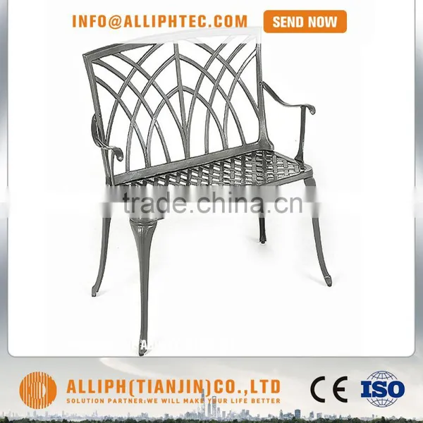 Aluminum Garden Furniture Cast Aluminum Prak Bench photo-2