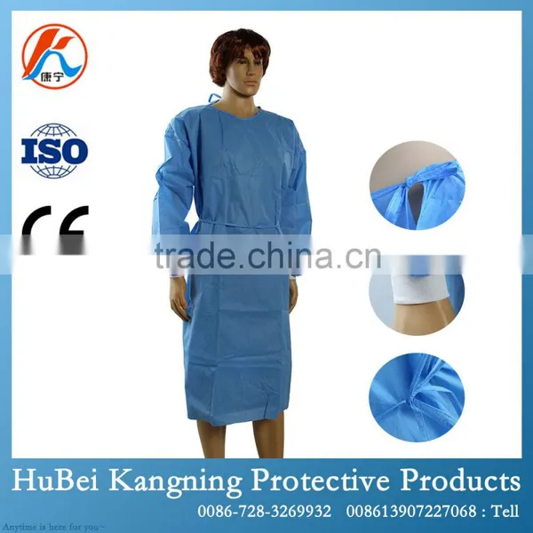 SMS Hospital Smock Gown Disposable Medical Gown photo-3
