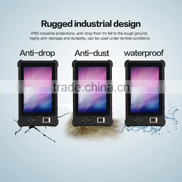 8inch Rugged Industrial Tablet With Dual OS, 8" 10 Point Touch Fingerprint Reader IP65 Waterproof WIFI 3G GPS Rugged Tab photo-5