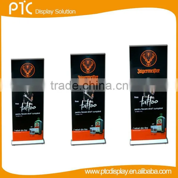 Teardrop Extruded Aluminum Profile for Roll-up Banner Without Foot, Luxury Roll up Display