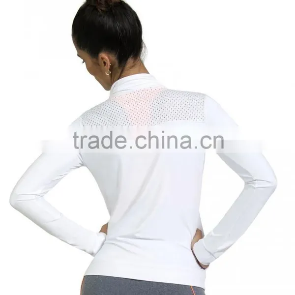 86% Supplex 14% Spandex Womens Dry Fit Active Jackets photo-3