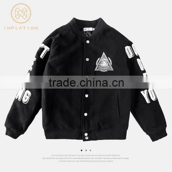 Custom Fitted Baseball Varsity Jacket Wholesale photo-3