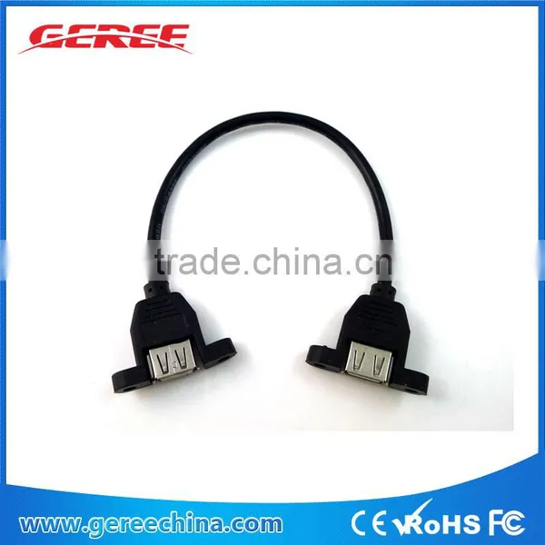 A Male to USB Female Panel Mount Adapter Extend Cable photo-2