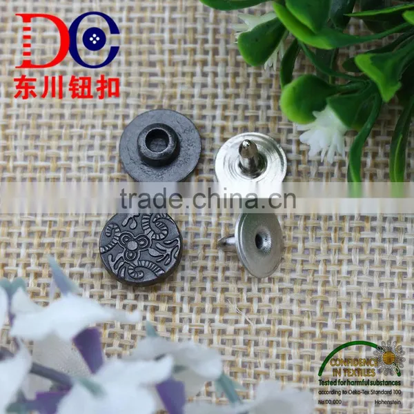 Horn Design Metal Rivets,Denim Metal Decorative Rivets for Garment photo-5