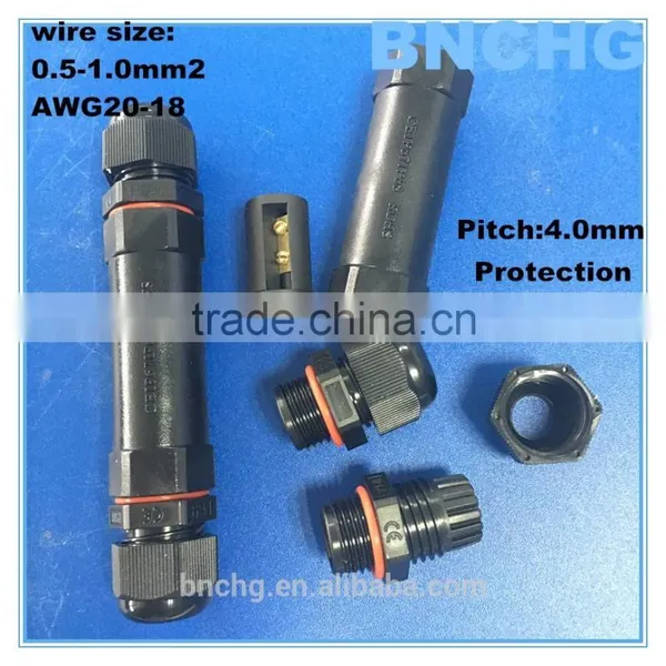 Hot Sale 250V Cable Type IP67 Waterproof Connectors 2pin 3pin photo-3