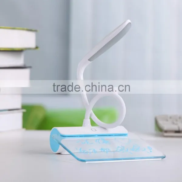 Hot Selling Brightness Adjutable Students Desk Lamp With Message Boards Function photo-4