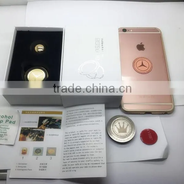 Luxurious Golden Flexible Car Phone Holder .html With Ball Sticky Magnetic Stand for Car China Stock photo-6