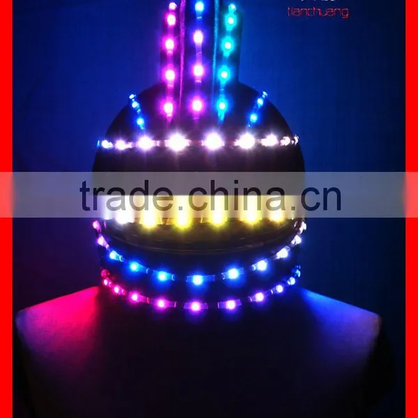 TC-0133 LED Robot Helmet, LED Tron Dance Helmet, Light up LED Helmet photo-4