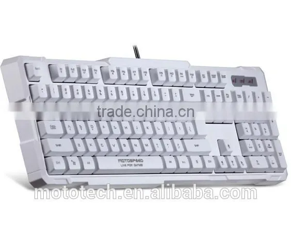 K82 Cherry MX Blue Switch Multi-media Wired USB Mechanical Gaming Keyboard photo-3