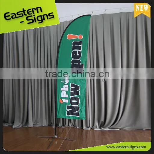 Easyliy Carry Dye Sublimation Wholesale Polyester Feather Banner photo-5