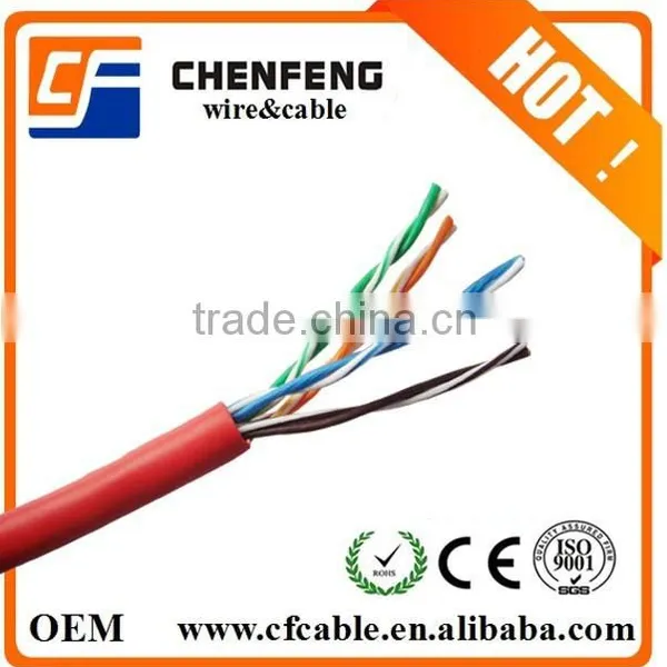 Factory Price Solid CCA Network Cable UTP CAT5E.