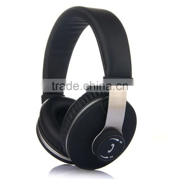 Wireless Stereo Bluetooth Headset Headphone Ear Cup Black Bluetooth Headset