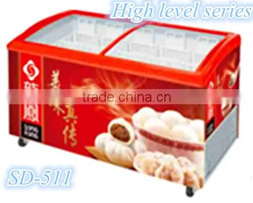 Top Curved Sliding Glass Door Freezer Econoic Series Freezer photo-6