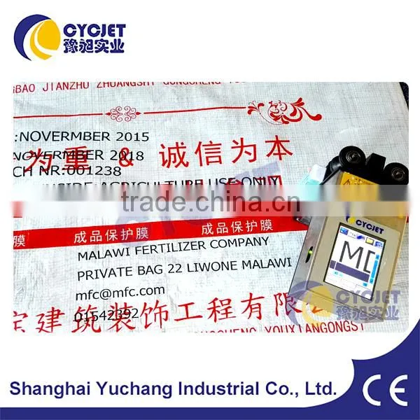 CYCJET ALT360 Hand Jet Printing System/Manual Date Printing Machine/Dot Inkjet Printer photo-5